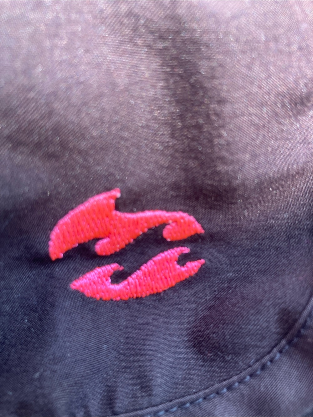 Billabong Black Board Shorts with Pink Accents - Picture 6 of 7